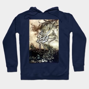 Mischievous Fairies - Peter Pan in Kensington Gardens - Arthur Rackham Hoodie